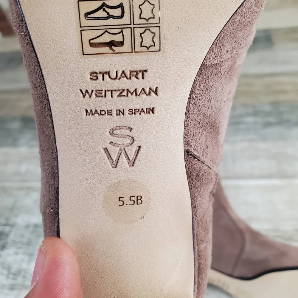 Stuart Weitzman Stassi Ankle Boots Womens Sz 5.5 Helled Bootie